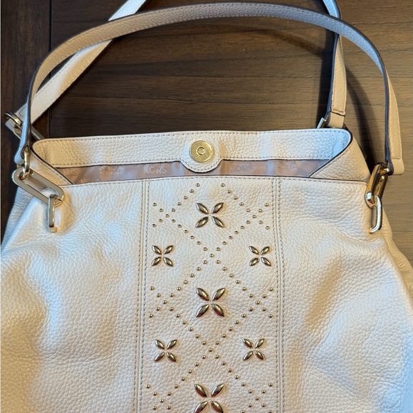 Cream Michael Kors Cream Shoulder Bag - Picture 2 of 7